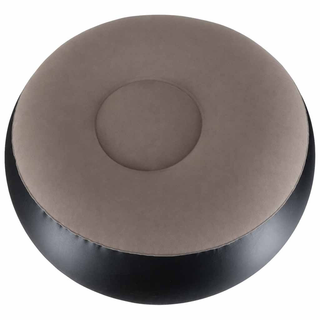 Fotel z podnóżkiem wypoczynkowy dmuchany sofa pufa pompka zestaw 2w1